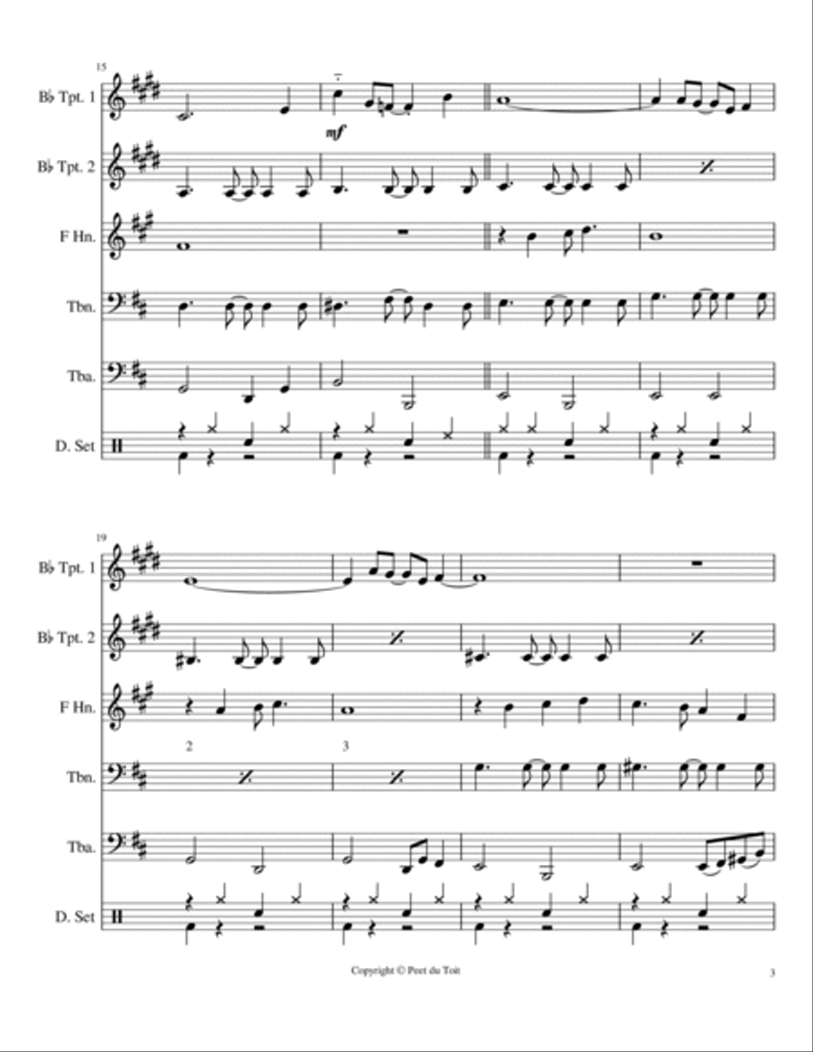 Hasta Manana Small Ensemble scores gallery preview page 3