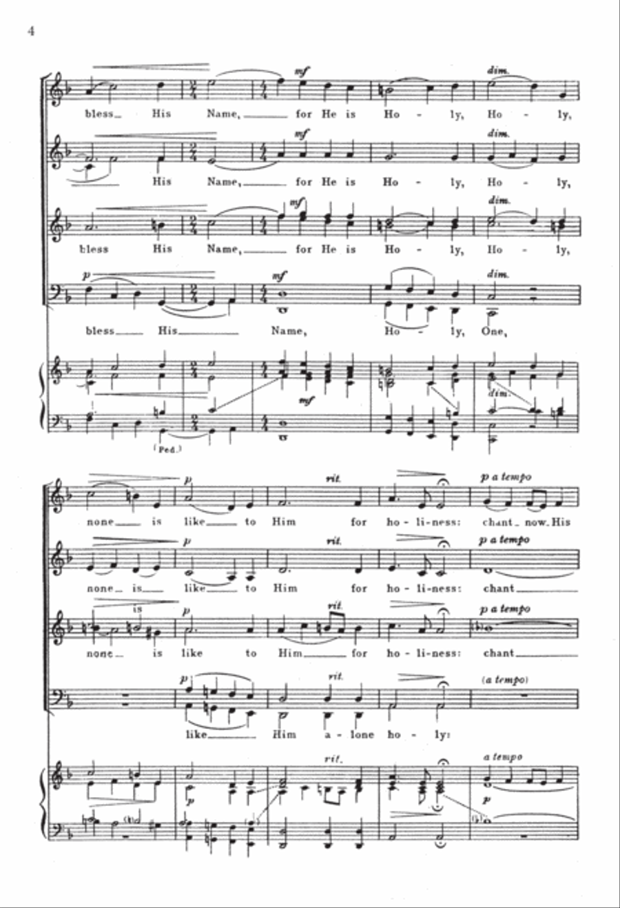 Adore Almighty God (Cherubim Song) Divisi scores gallery preview page 4