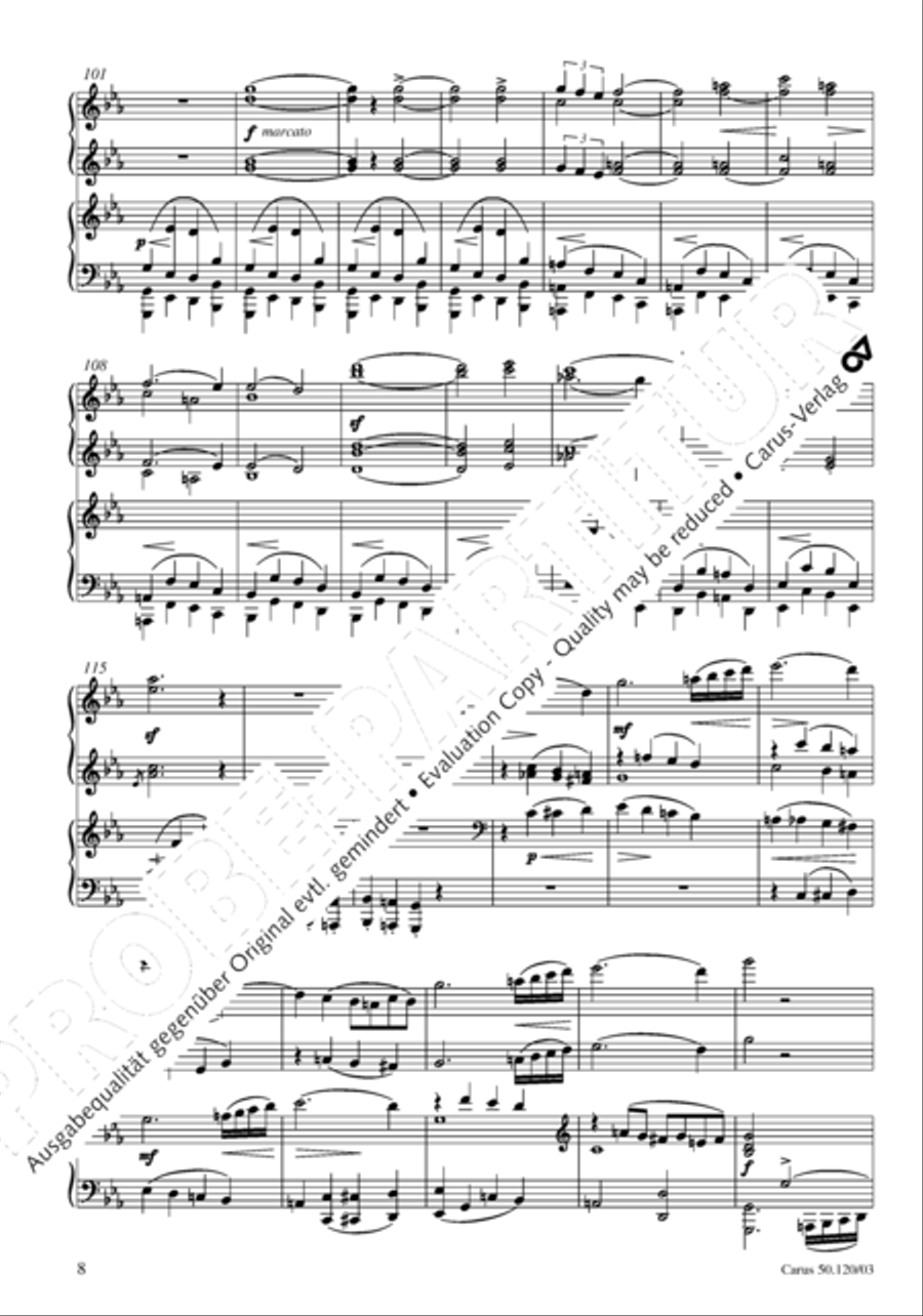 Christoforus + Das Tochterlein des Jairus (Gesamtausgabe, Bd. 9) 4-Part scores gallery preview page 9