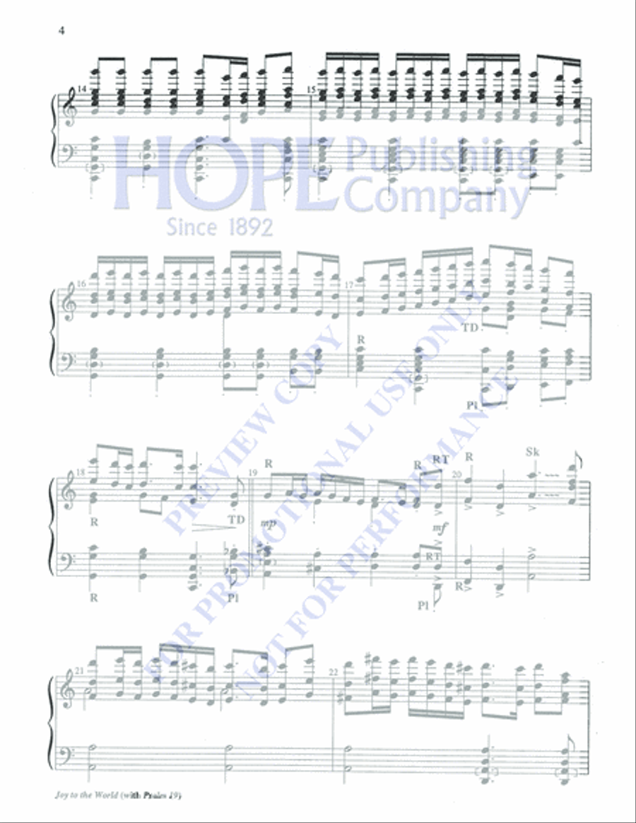 Joy to the World Orchestra scores gallery preview page 4