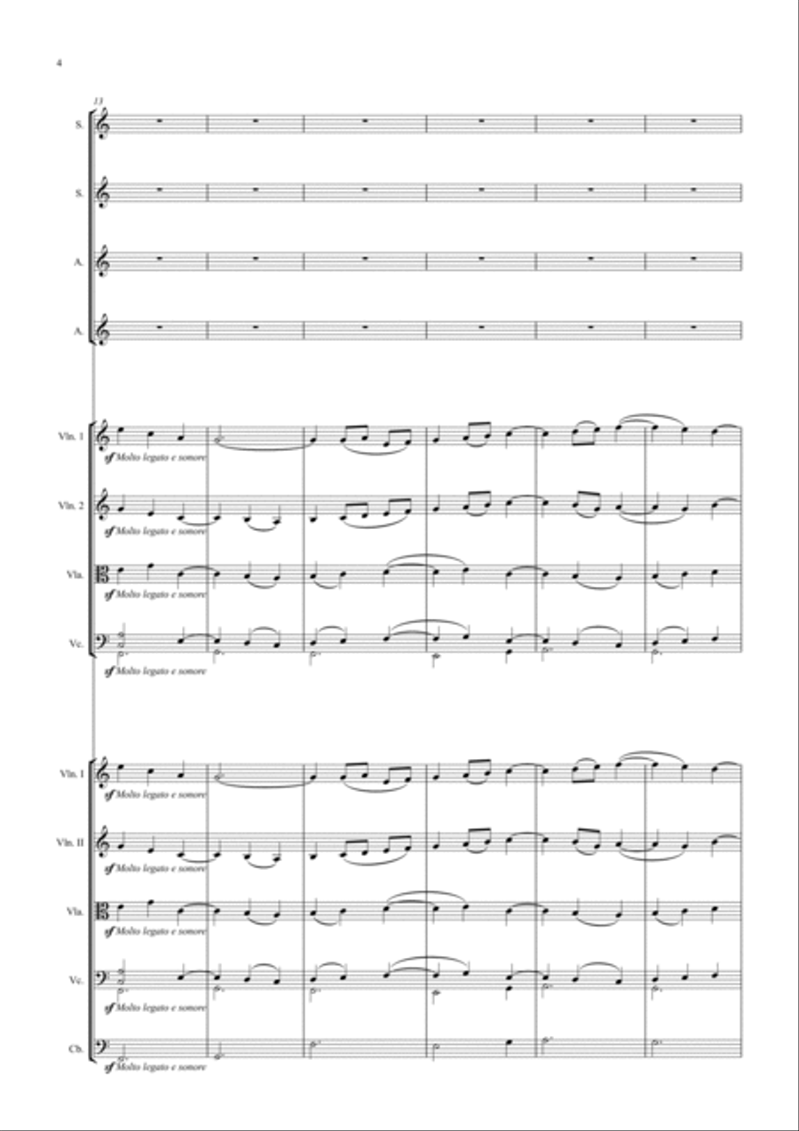 Thou Who Wast Rich Beyond All Splendour Choir scores gallery preview page 4