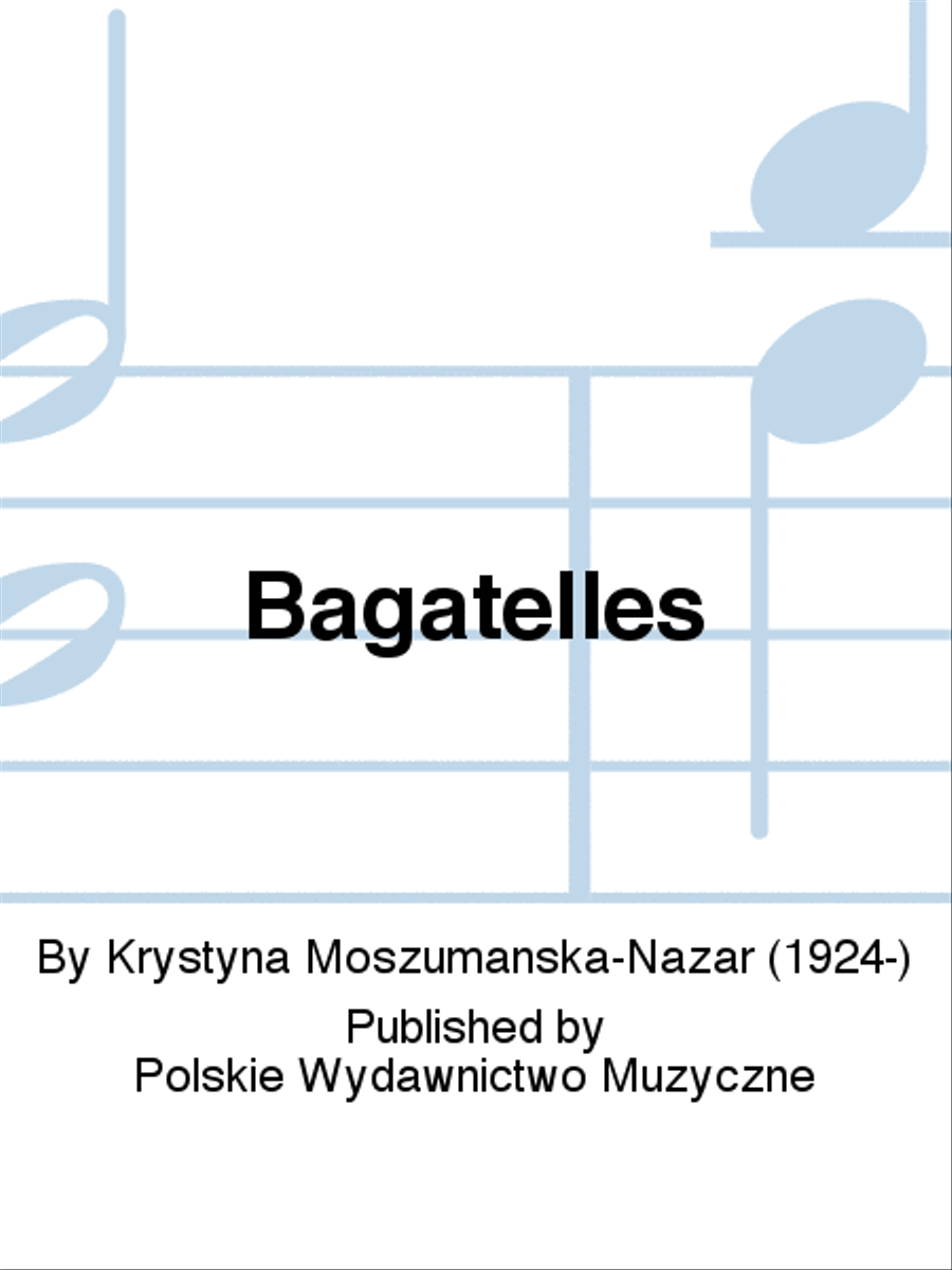 Bagatelles Bagatelles Piano Solo scores gallery preview page 1