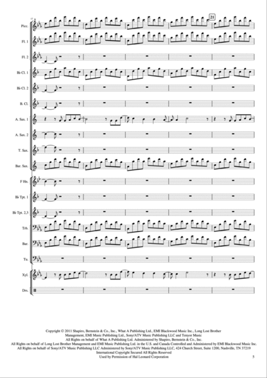 Titanium Large Ensemble scores gallery preview page 5