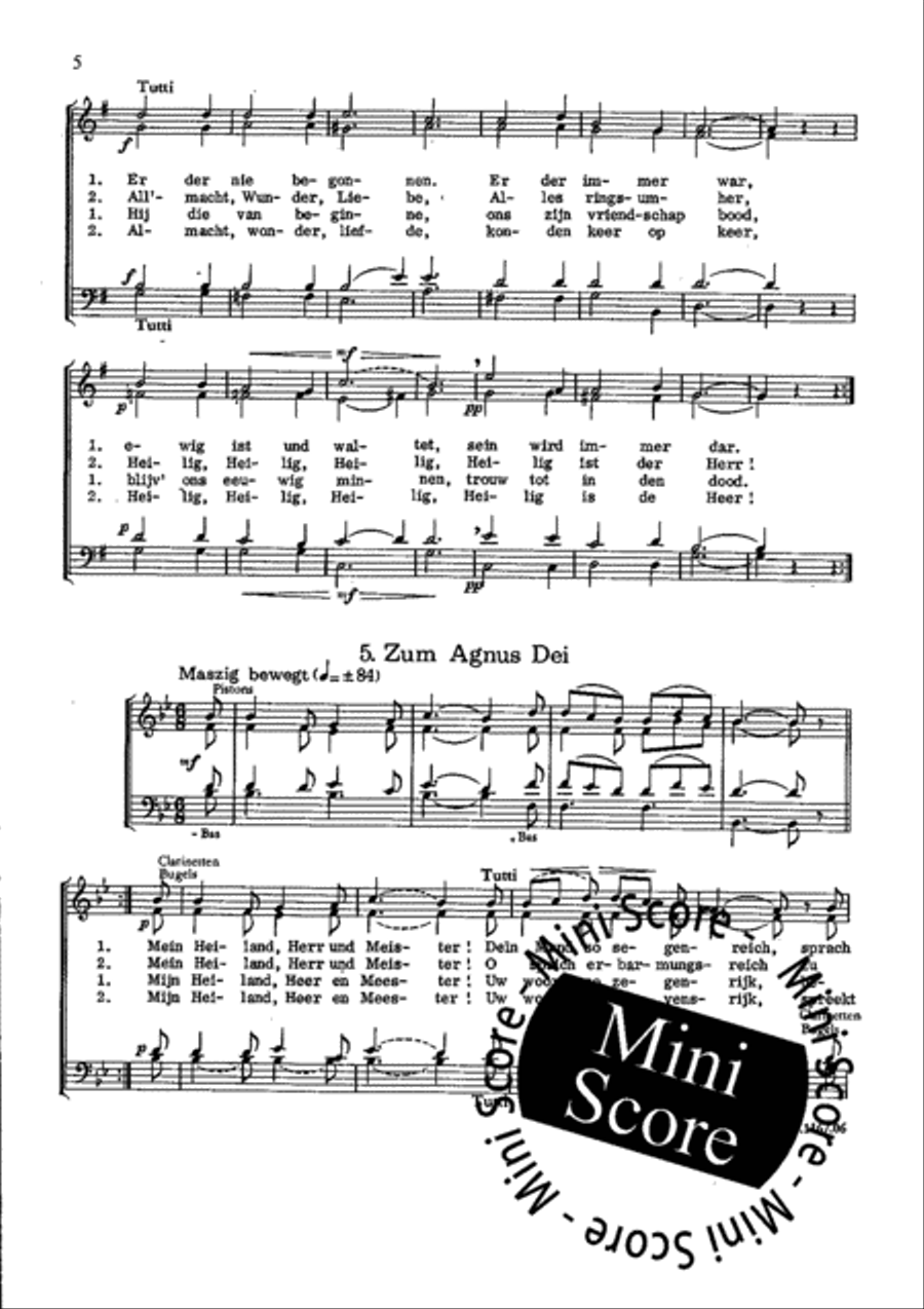 Deutsche Messe Fanfare Band scores gallery preview page 9