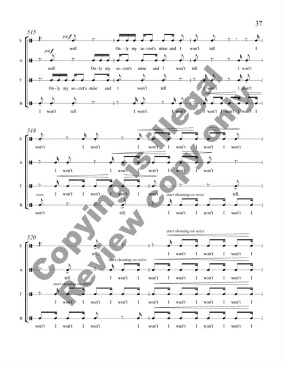 An October Garden An October Garden Divisi scores gallery preview page 21