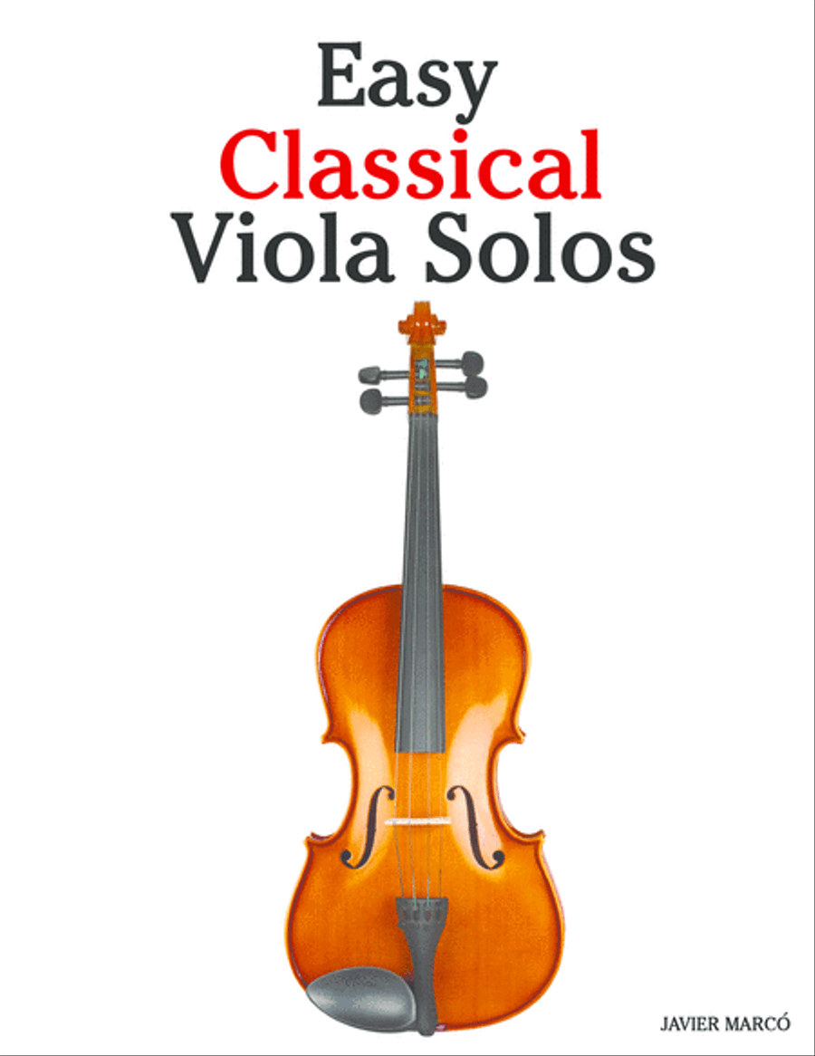 Easy Classical Viola Solos Viola Solo scores gallery preview page 1