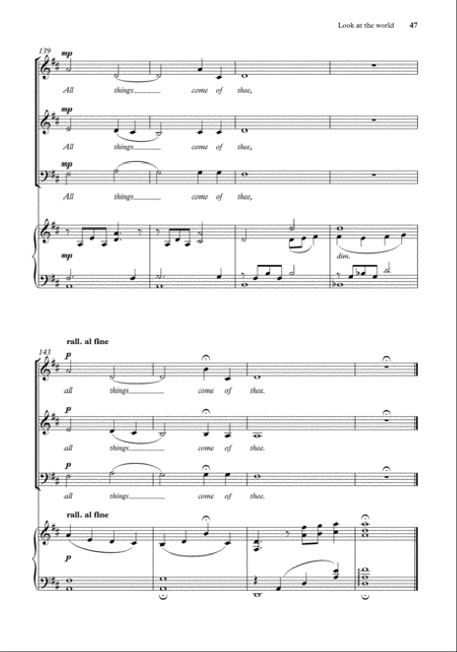 John Rutter Anthems for SA Men SA scores gallery preview page 45