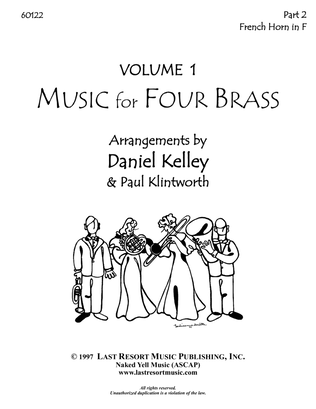 Book cover for Music for Four Brass - Volume 1 - Part 2 French Horn in F 60122