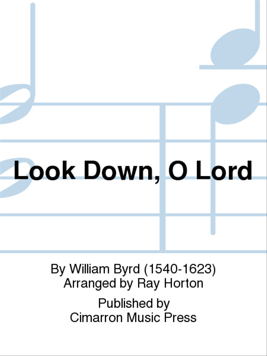 Look Down, O Lord by William Byrd Trombone Quartet - Sheet Music