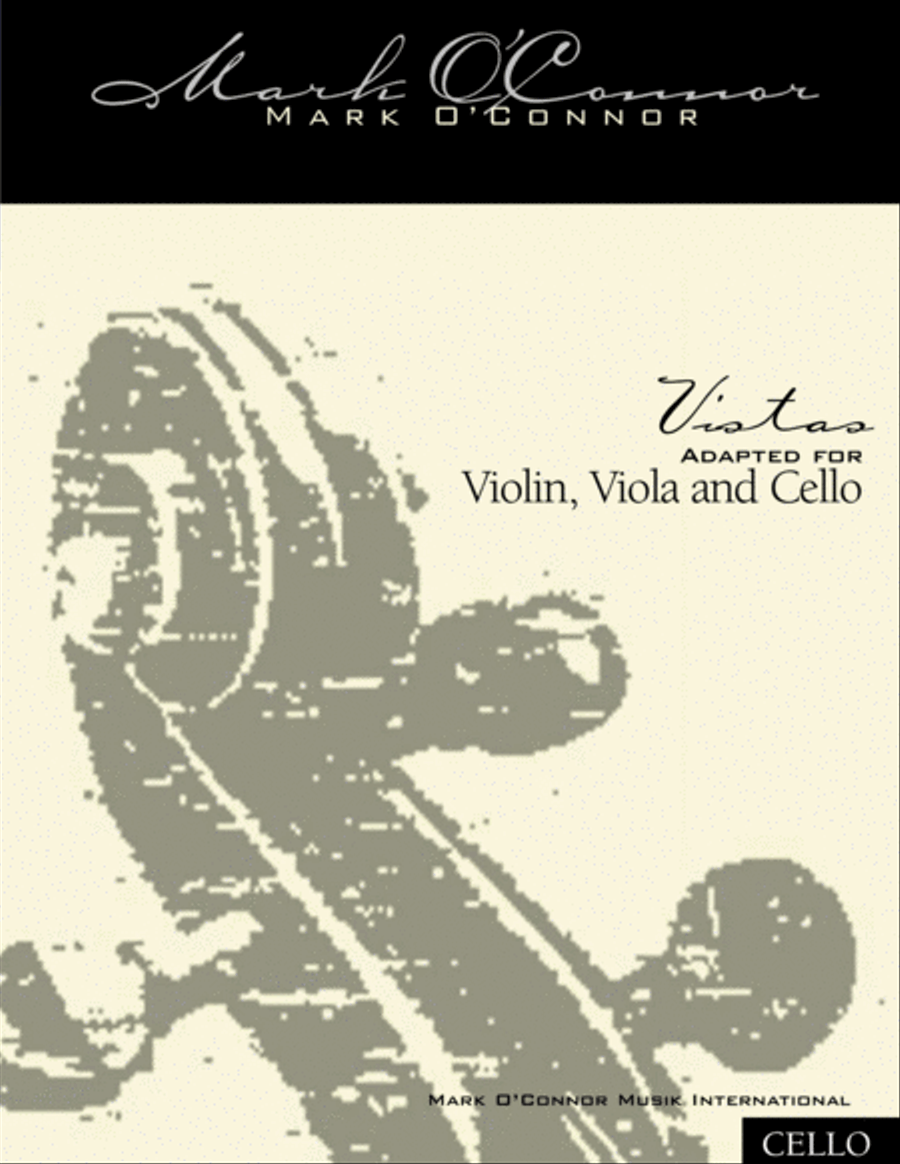 Vistas (cello part - vln, vla, cel) String Trio scores gallery preview page 1