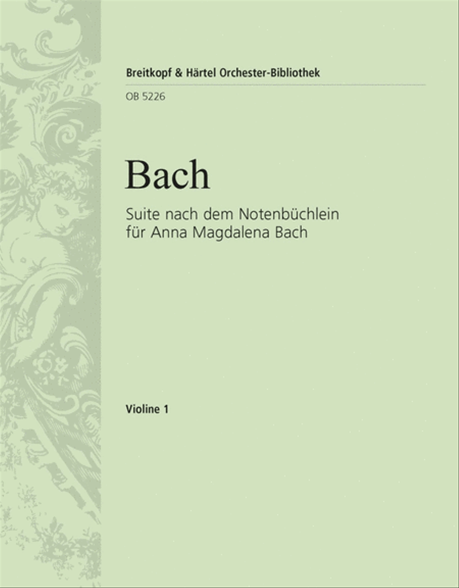 Suite after the Little Music Book for Anna Magdalena Bach Orchestra scores gallery preview page 1