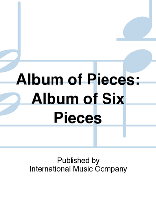 Book cover for Album Of Six Pieces