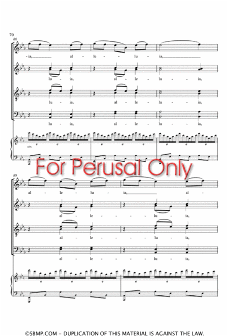 The Christmas Alleluias - SATB divisi Choral Book Divisi scores gallery preview page 71