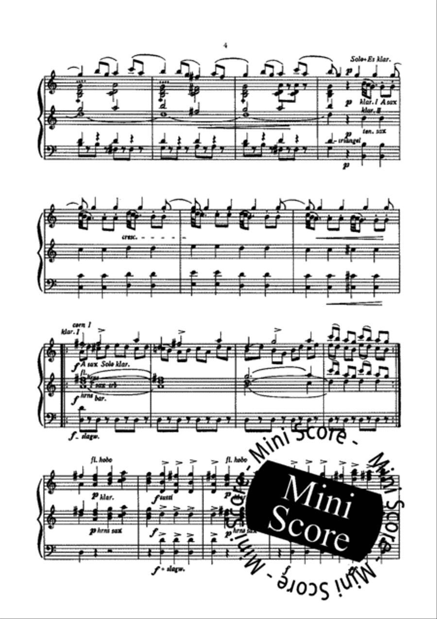 Giannina E Bernardone Concert Band scores gallery preview page 6