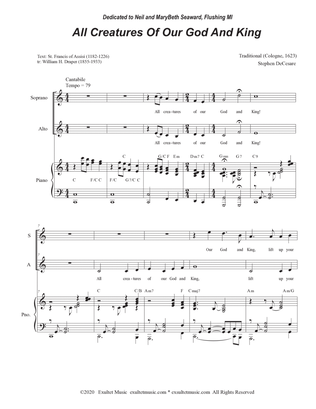 All Creatures Of Our God And King (Duet for Soprano and Alto solo)