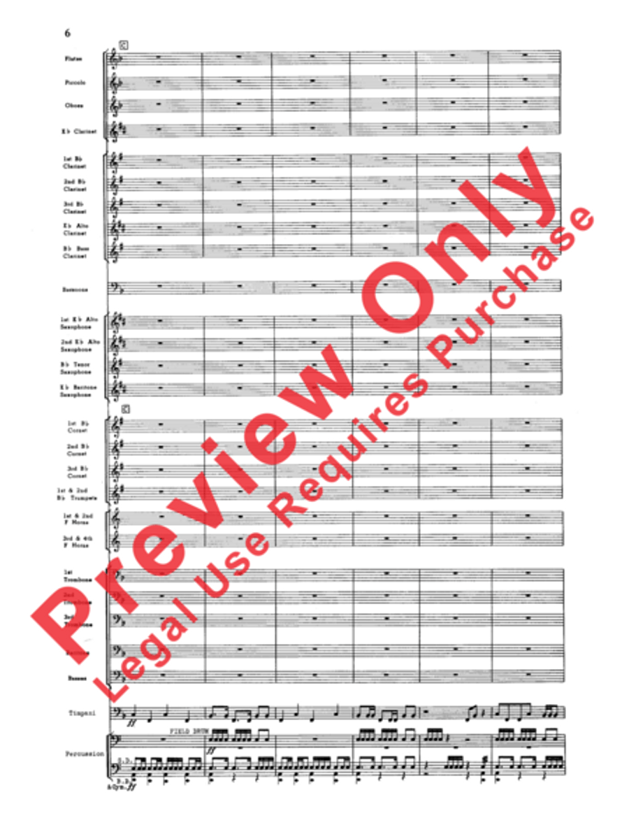 Third Suite (I. March, II. Waltz, III. Rondo) Concert Band scores gallery preview page 8