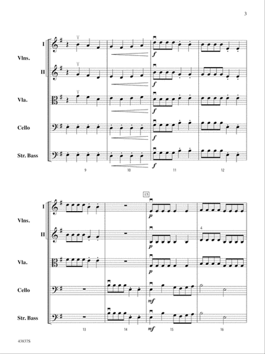 Sea Venture: Score String Orchestra scores gallery preview page 3