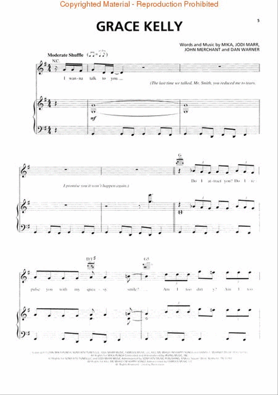 Life in Cartoon Motion Piano, Vocal, Guitar scores gallery preview page 2