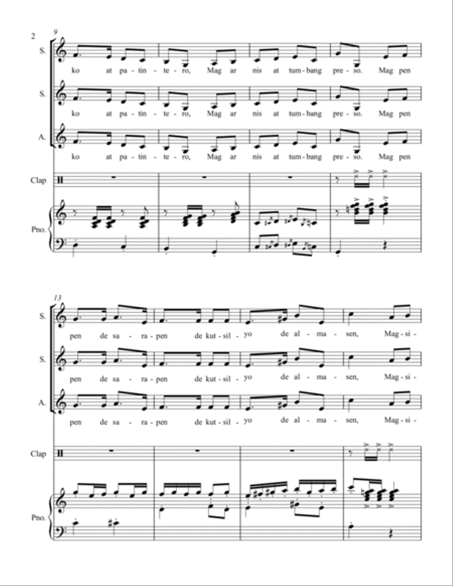 Larong Pinoy Larong Pinoy SSA scores gallery preview page 2