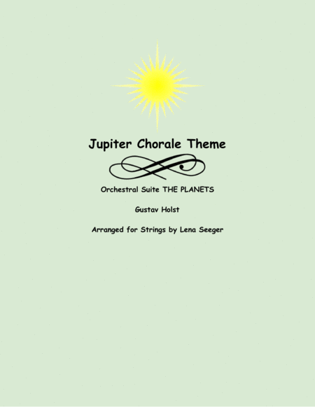 Jupiter Chorale Theme (three violins and cello) image number null