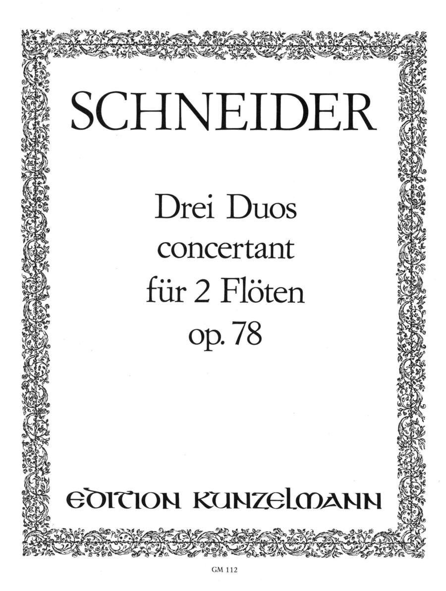 Duos concertant (3), Op. 78