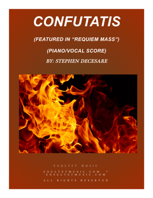 Confutatis (from "Requiem Mass" - Piano/Vocal Score)