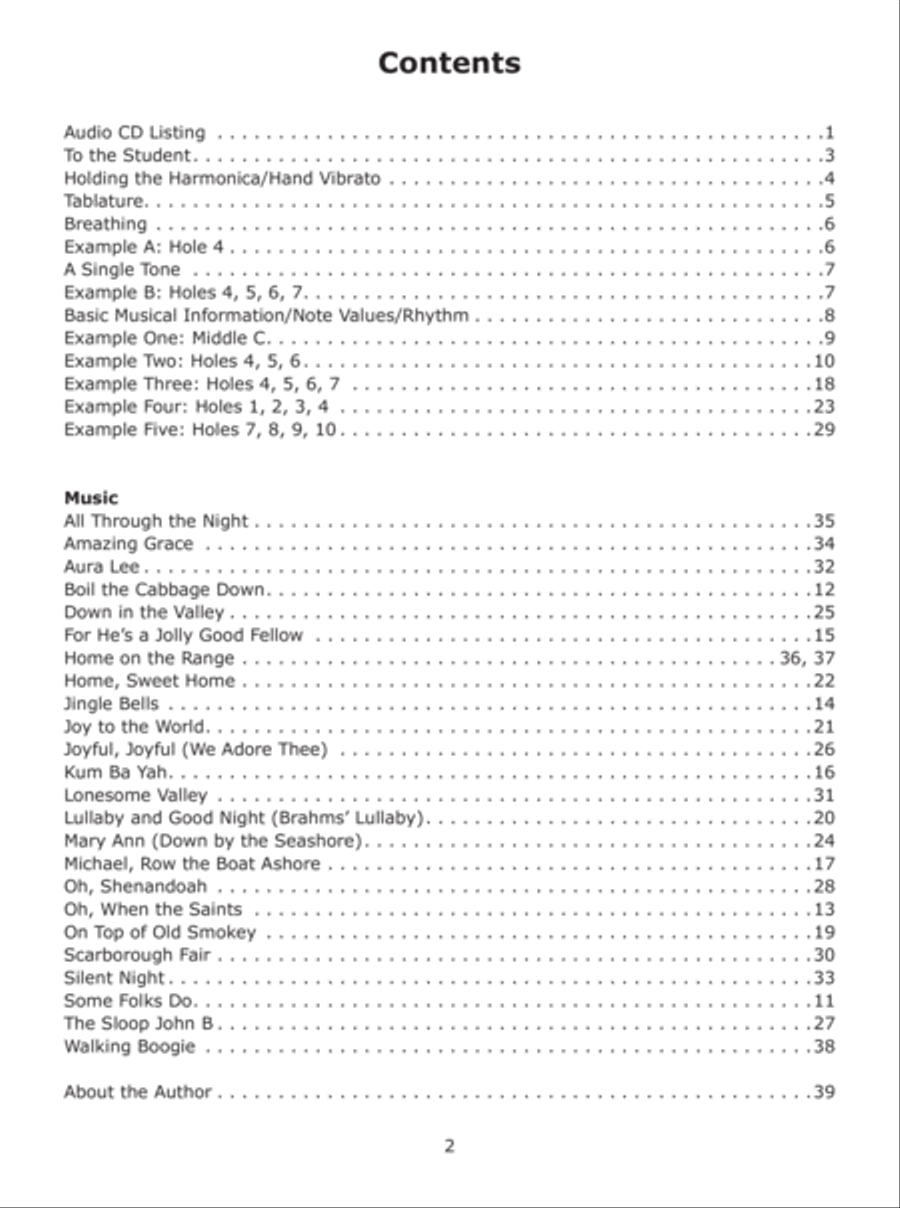 Dirt Simple Harmonica Harmonica scores gallery preview page 4