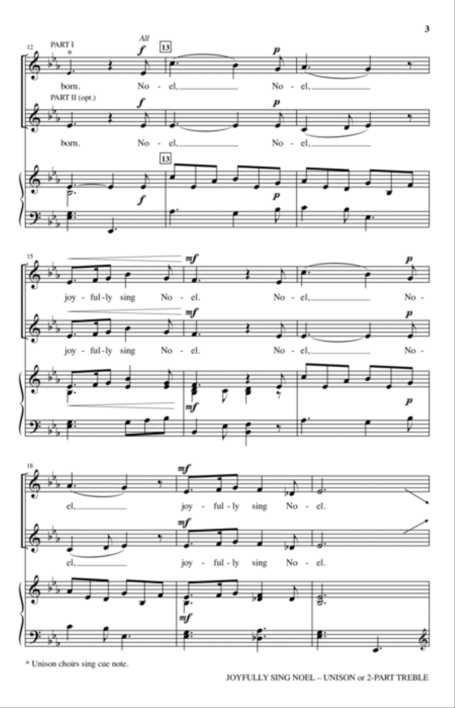 Joyfully Sing Noel 2-Part scores gallery preview page 2