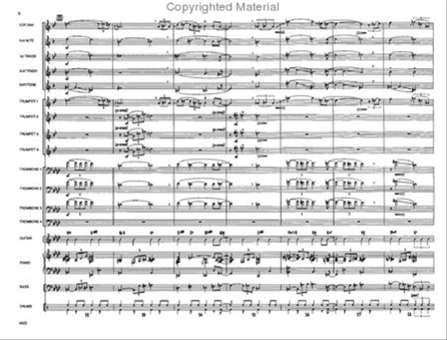 Been Alone Too Long Jazz Ensemble scores gallery preview page 5