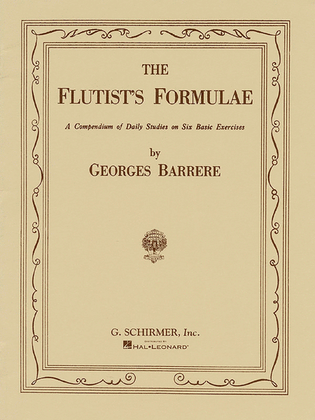 Book cover for Flutist's Formulae: A Compendium of Daily Exercises