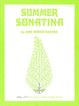 Book cover for Summer Sonatinas