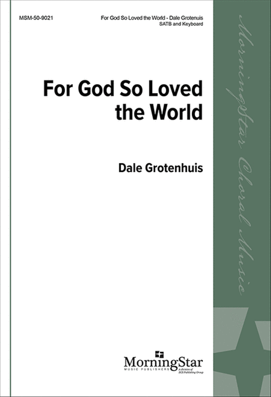 For God So Loved the World 4-Part scores gallery preview page 1