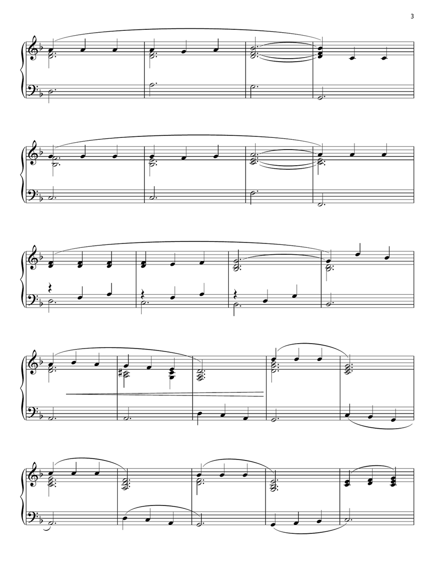 Mademoiselle De Paree Piano Solo scores gallery preview page 3