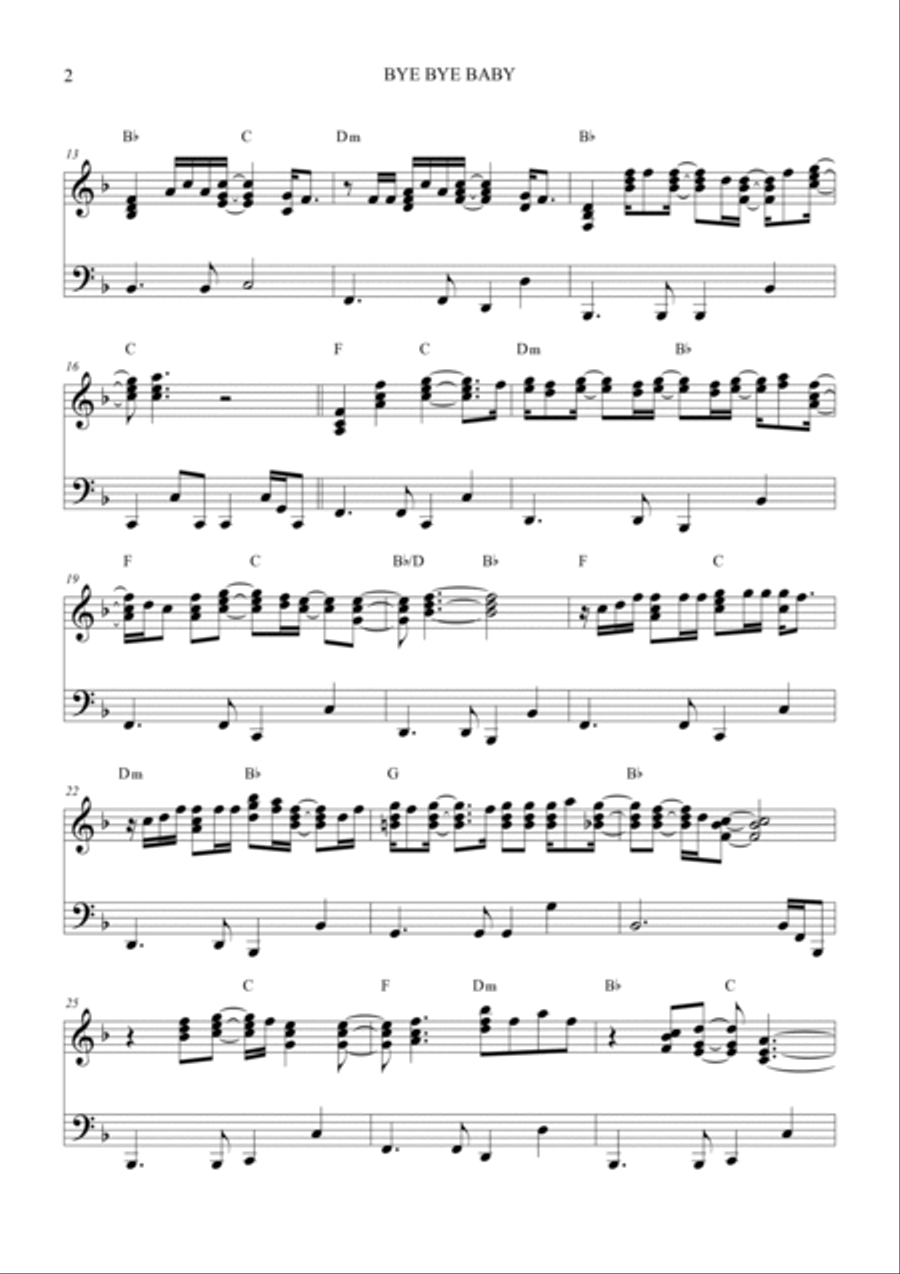 Bye Bye Baby Piano Method scores gallery preview page 2