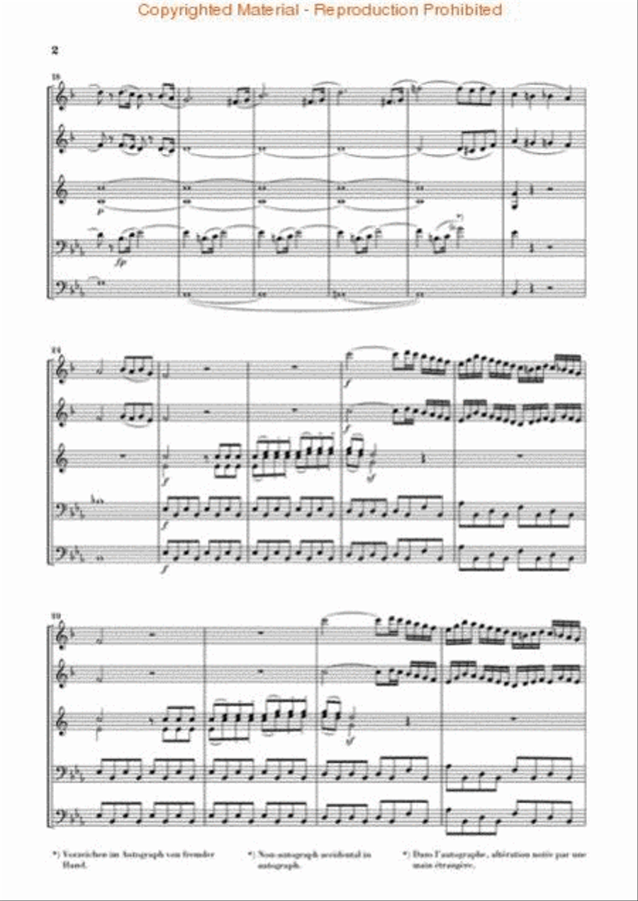 Serenade in E-flat Major, K. 375 Bassoon scores gallery preview page 3