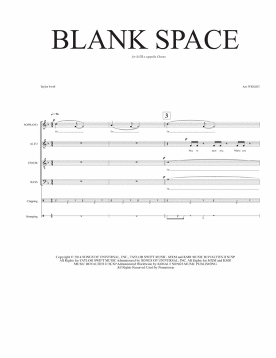 Blank Space image number null