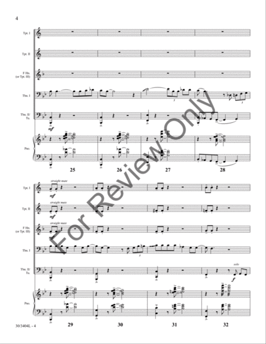 What a Wonderful Child What a Wonderful Child Brass Ensemble scores gallery preview page 5