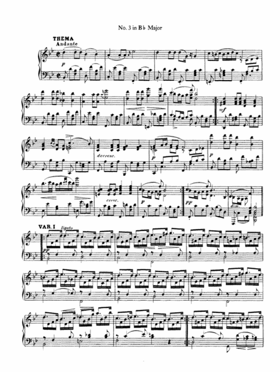 Schubert-Impromptu Op 142 No 3 in Bb major ( Original Piano Solo) image number null
