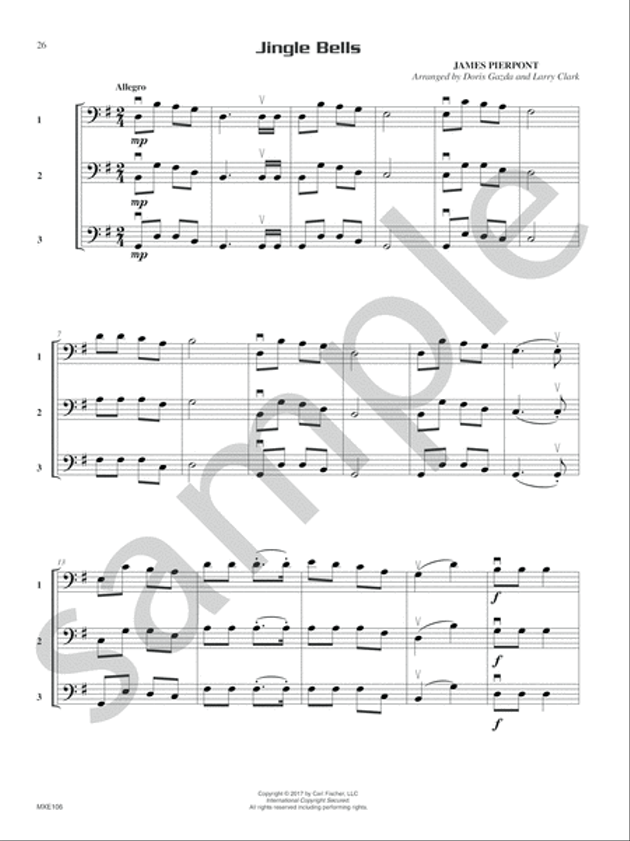 Compatible Trios for Christmas Bassoon scores gallery preview page 13