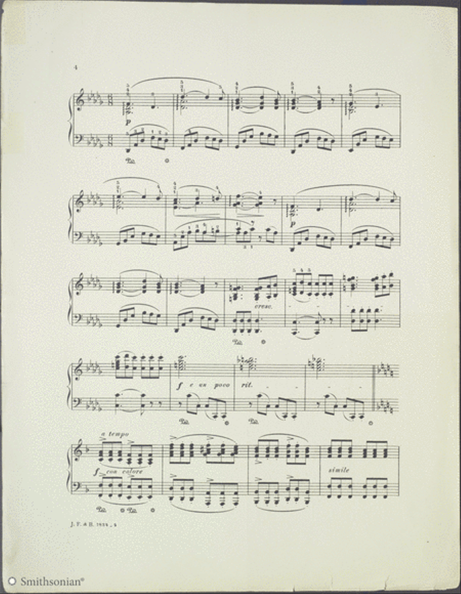 In Colonial Days Piano Solo scores gallery preview page 4