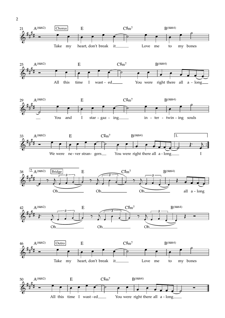 Stargazing Piano scores gallery preview page 2