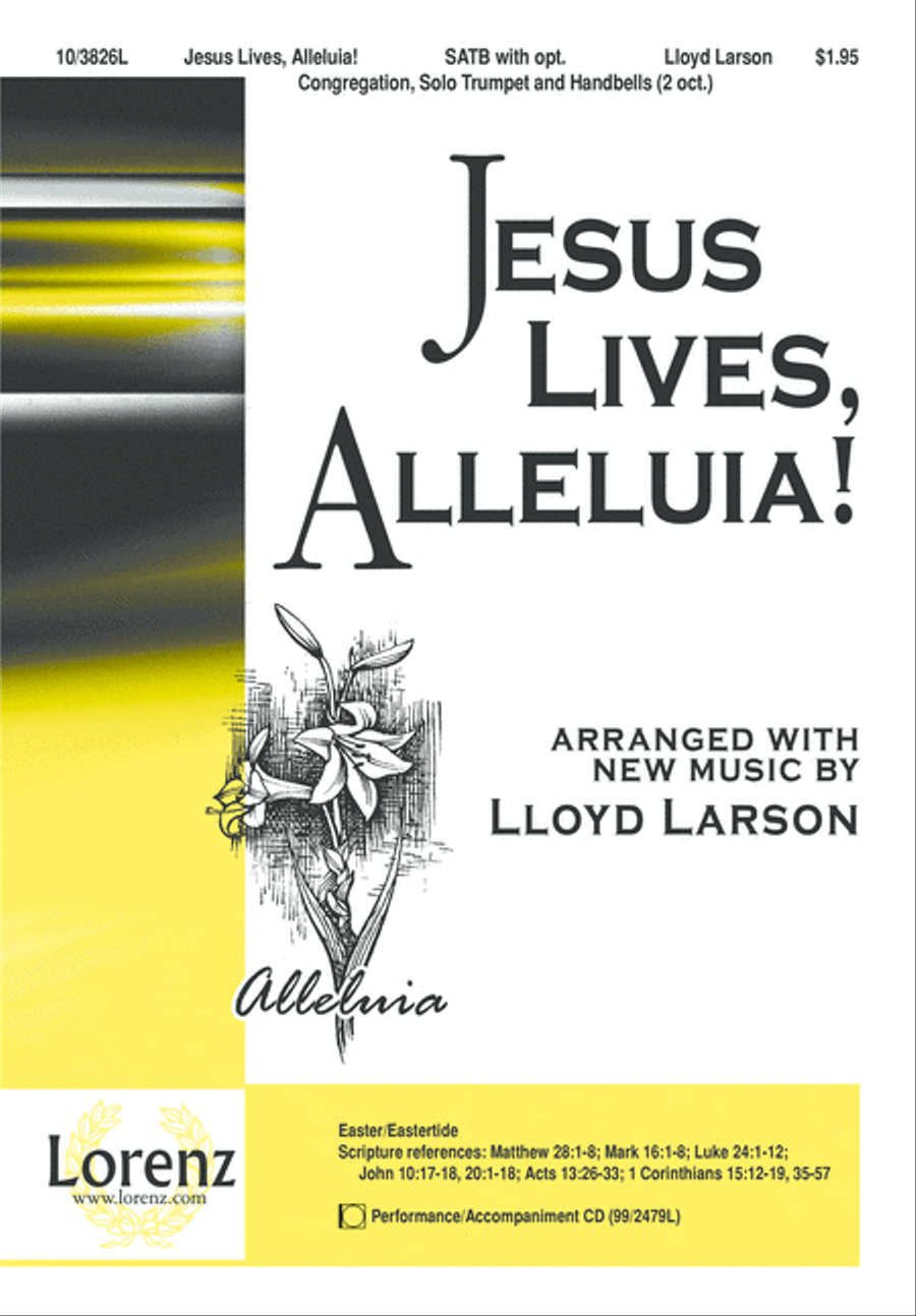 Jesus Lives, Alleluia! 4-Part scores gallery preview page 1