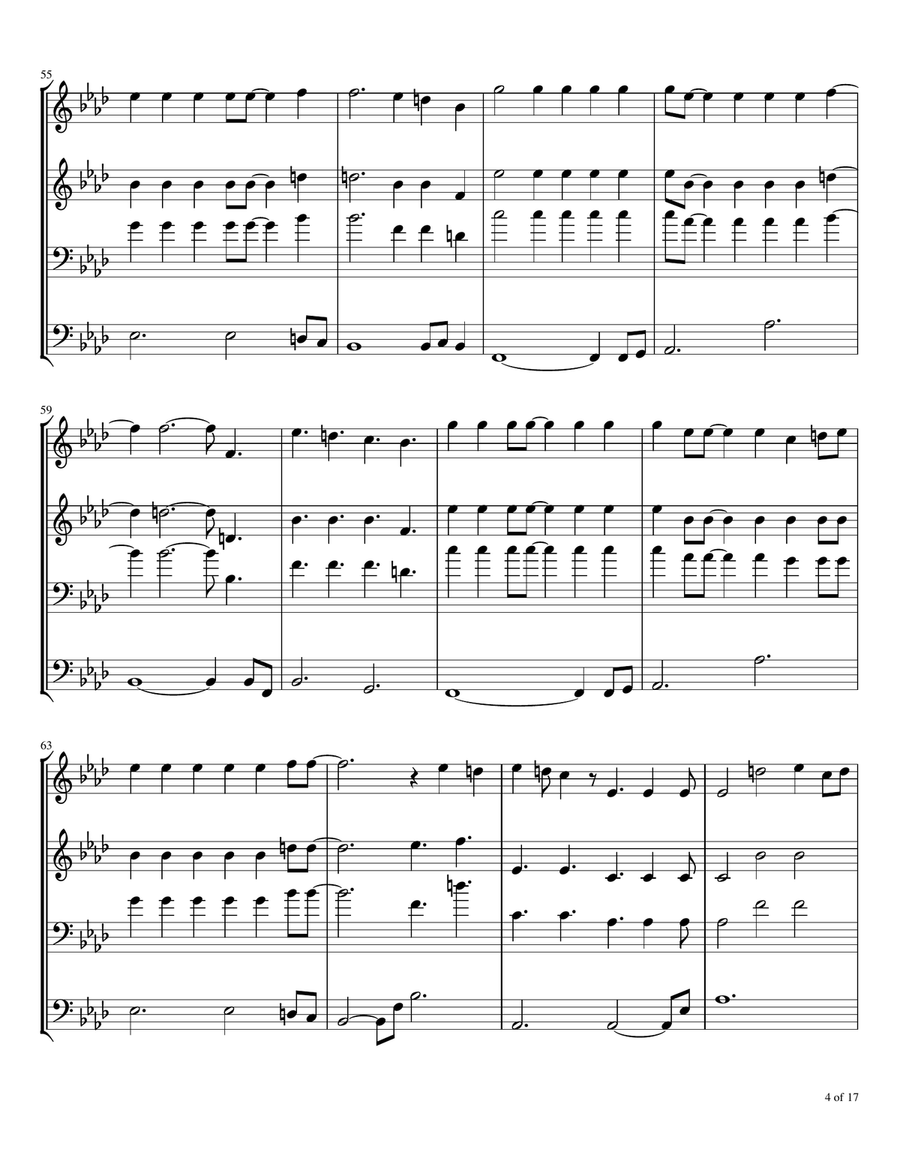 Bottom Of Your Soul Brass Ensemble scores gallery preview page 5