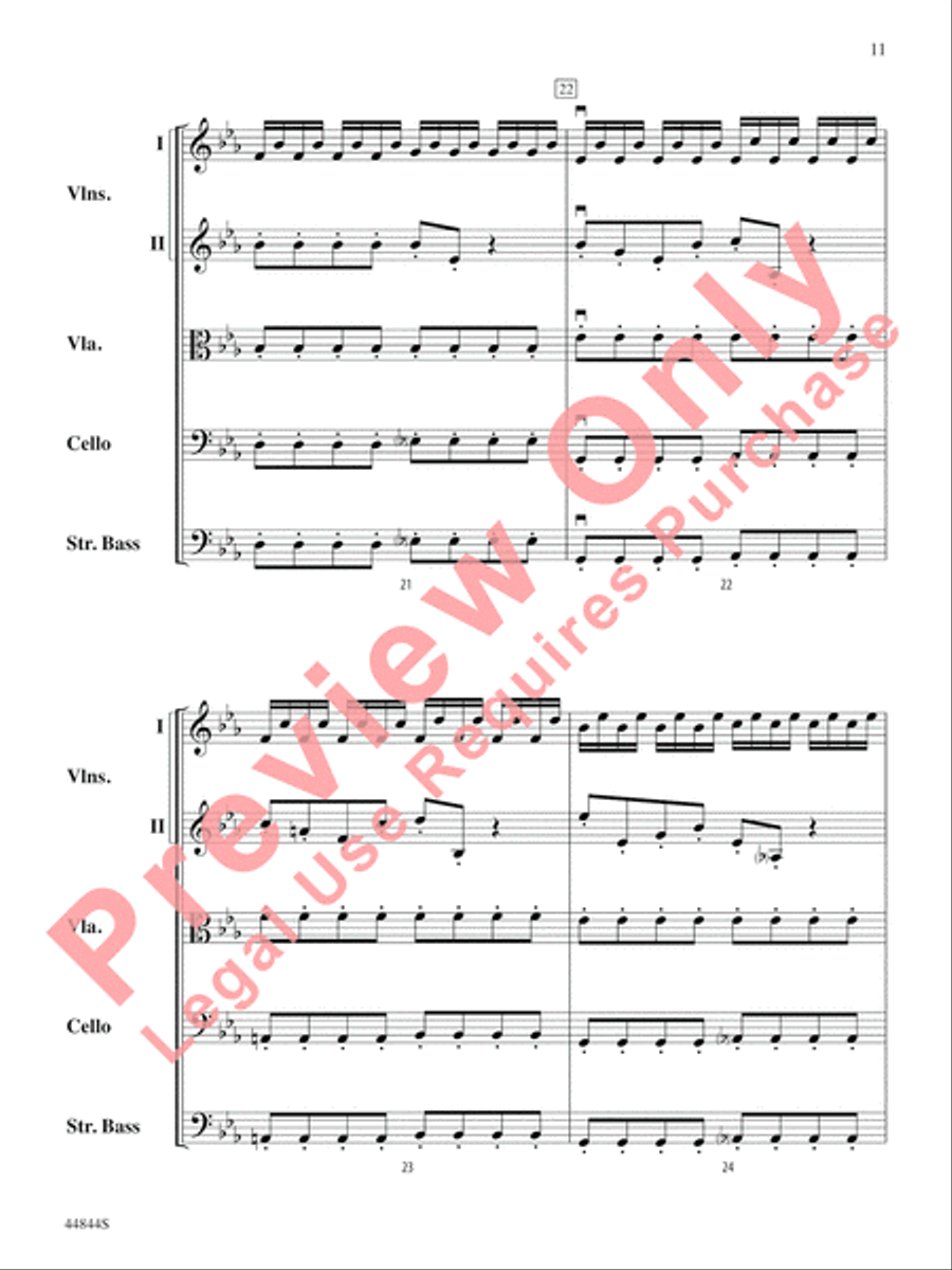 Concerto Grosso, Opus 6, No. 8 String Orchestra scores gallery preview page 12