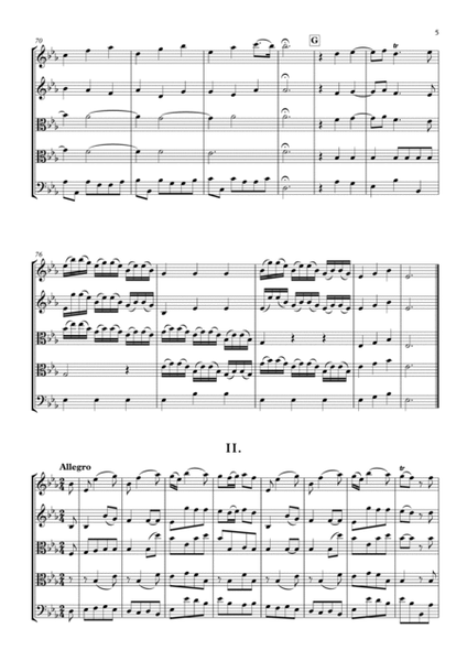 Concerto for String Quintet (Tafelmusik III-3 TWV 54:Es1) image number null