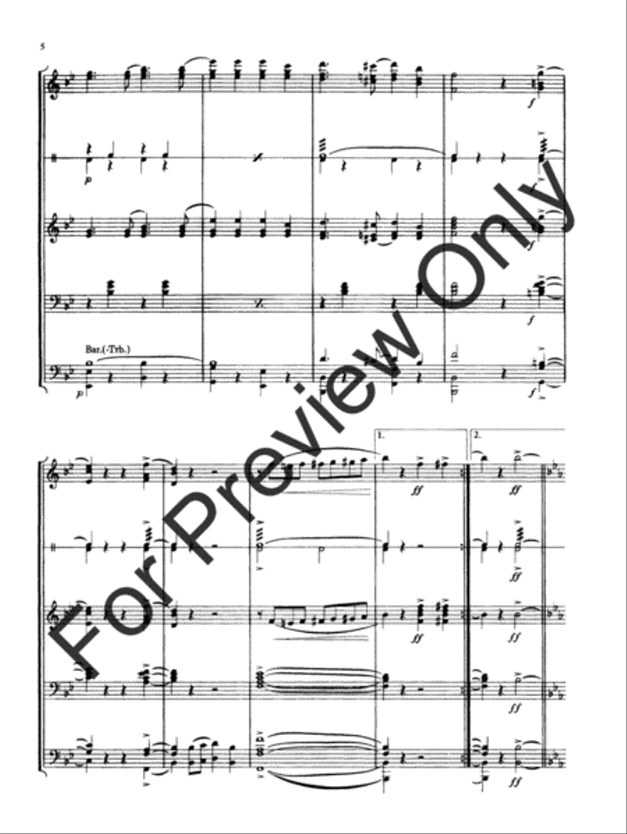 Boys Of The Old Brigade (Score) Concert Band scores gallery preview page 8