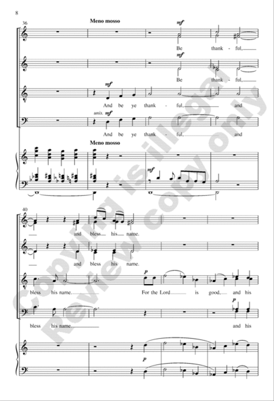 Make a Joyful Noise 4-Part scores gallery preview page 7