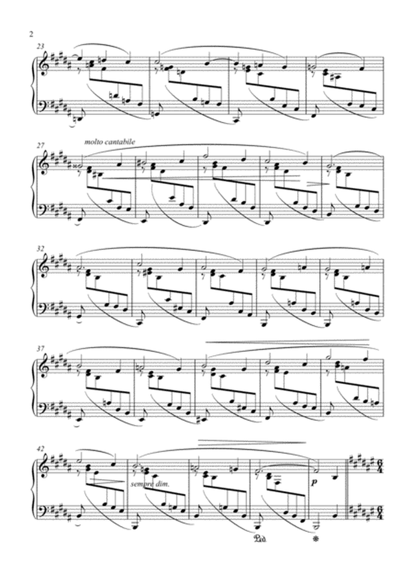 Brahms - Ballade in B major Op.10 NO.4 image number null