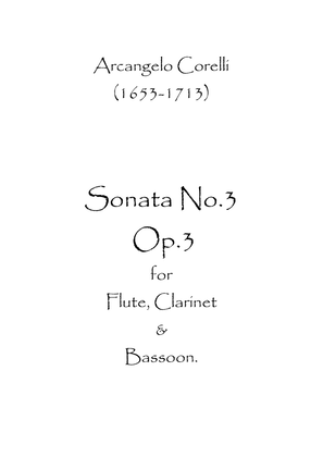 Book cover for Sonata No.3 Op.3