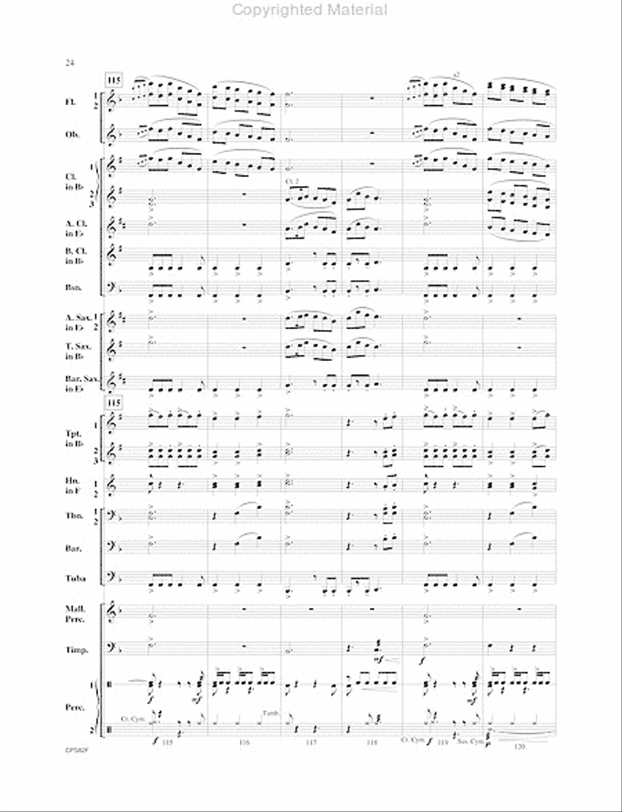Highland Celebration Concert Band scores gallery preview page 25